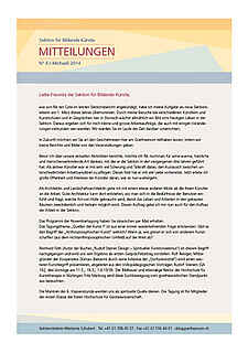 Mitteilungen 6 - Michaeli 2014